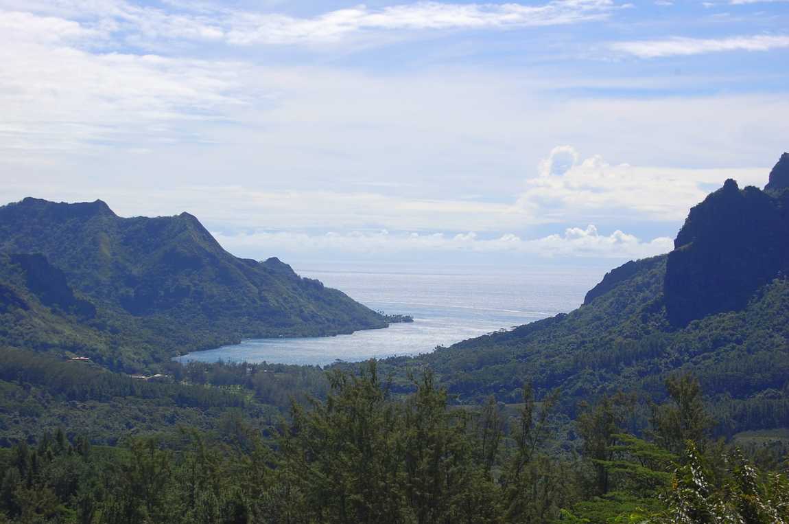 POLYNÉSIE FRANÇAISE, MOOREA, Entrée de la Baie de Cook, Vintage print, ca.1915 T EUR 149,00 - FR